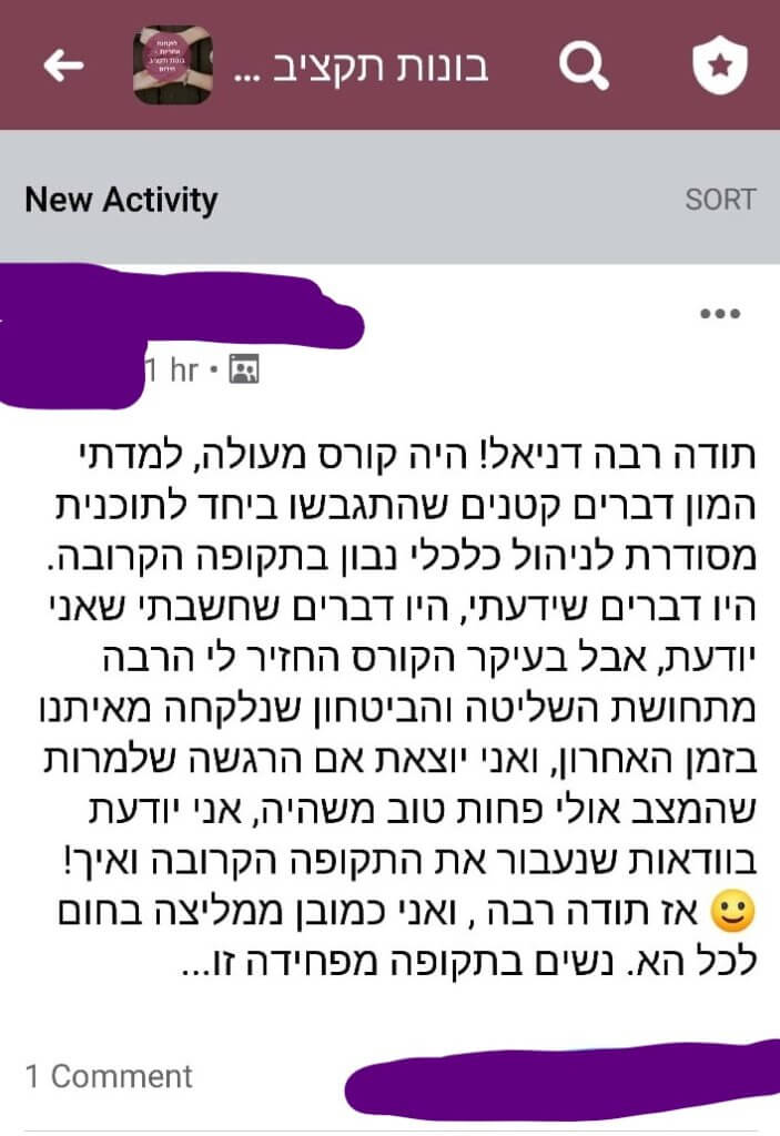 המלצה על התוכנית לבניית תקציב חירום דניאל לוצקי יועצת כלכלית לנשים